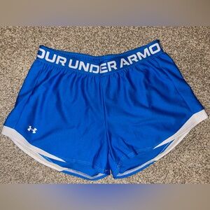 Under Armour Women's Vibrant Blue Athletic Shorts